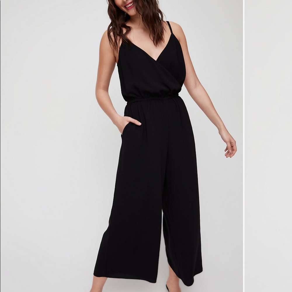 Aritzia Wilfred Melodie Jumpsuit black